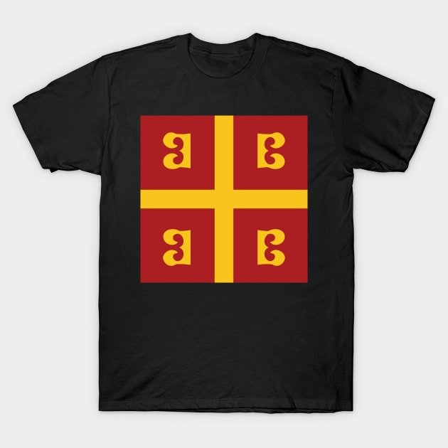Byzantine Flag T-Shirt by blackroserelicsshop@gmail.com